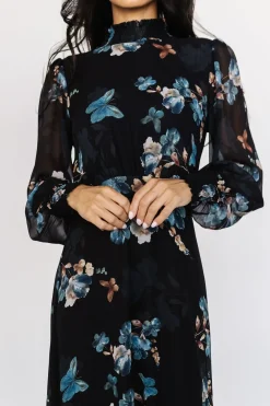 Baltic Born maxi dresses|BEST SELLERS|Luciana Maxi Dress | Black + Blue