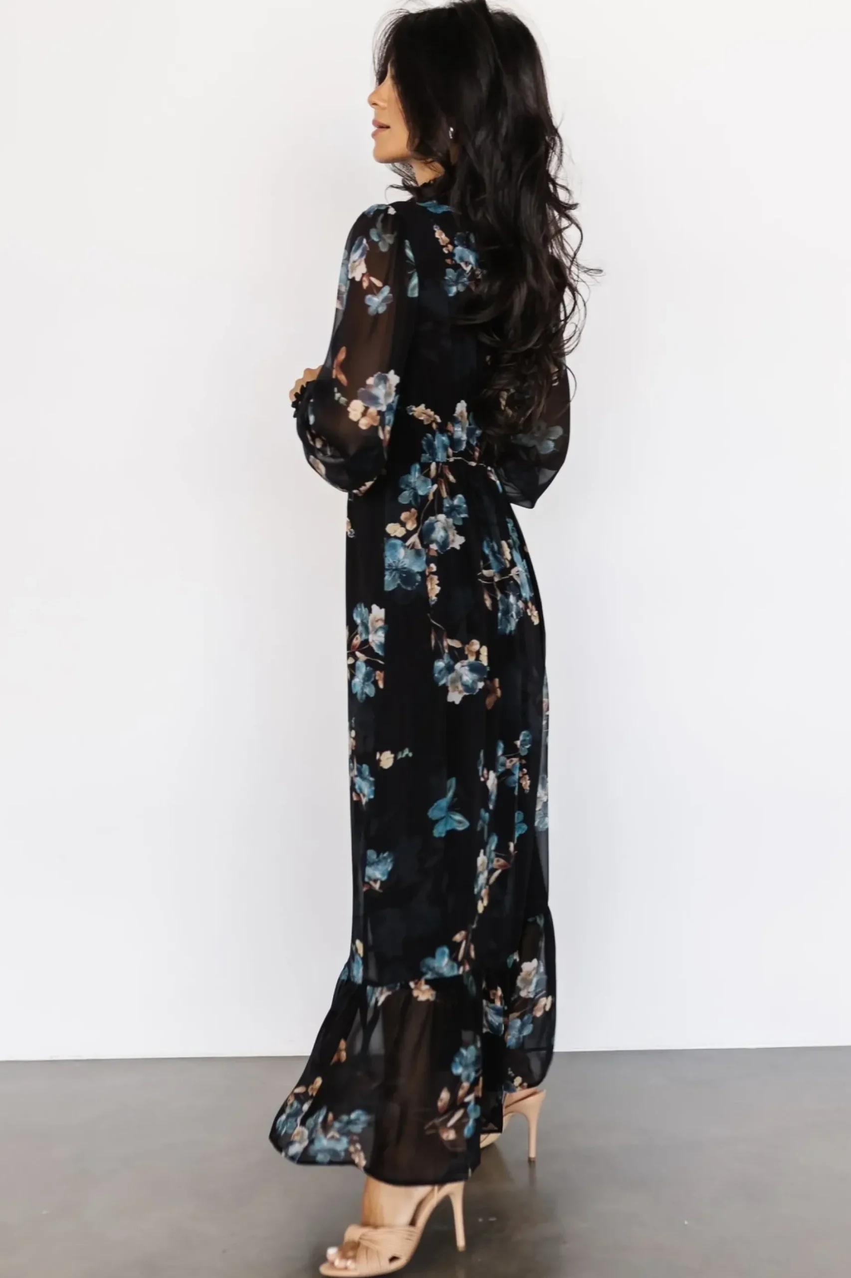 Baltic Born maxi dresses|BEST SELLERS|Luciana Maxi Dress | Black + Blue