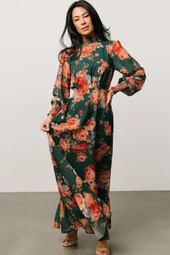 Baltic Born DRESSES|maxi dresses|Luciana Maxi Dress | Green Multi