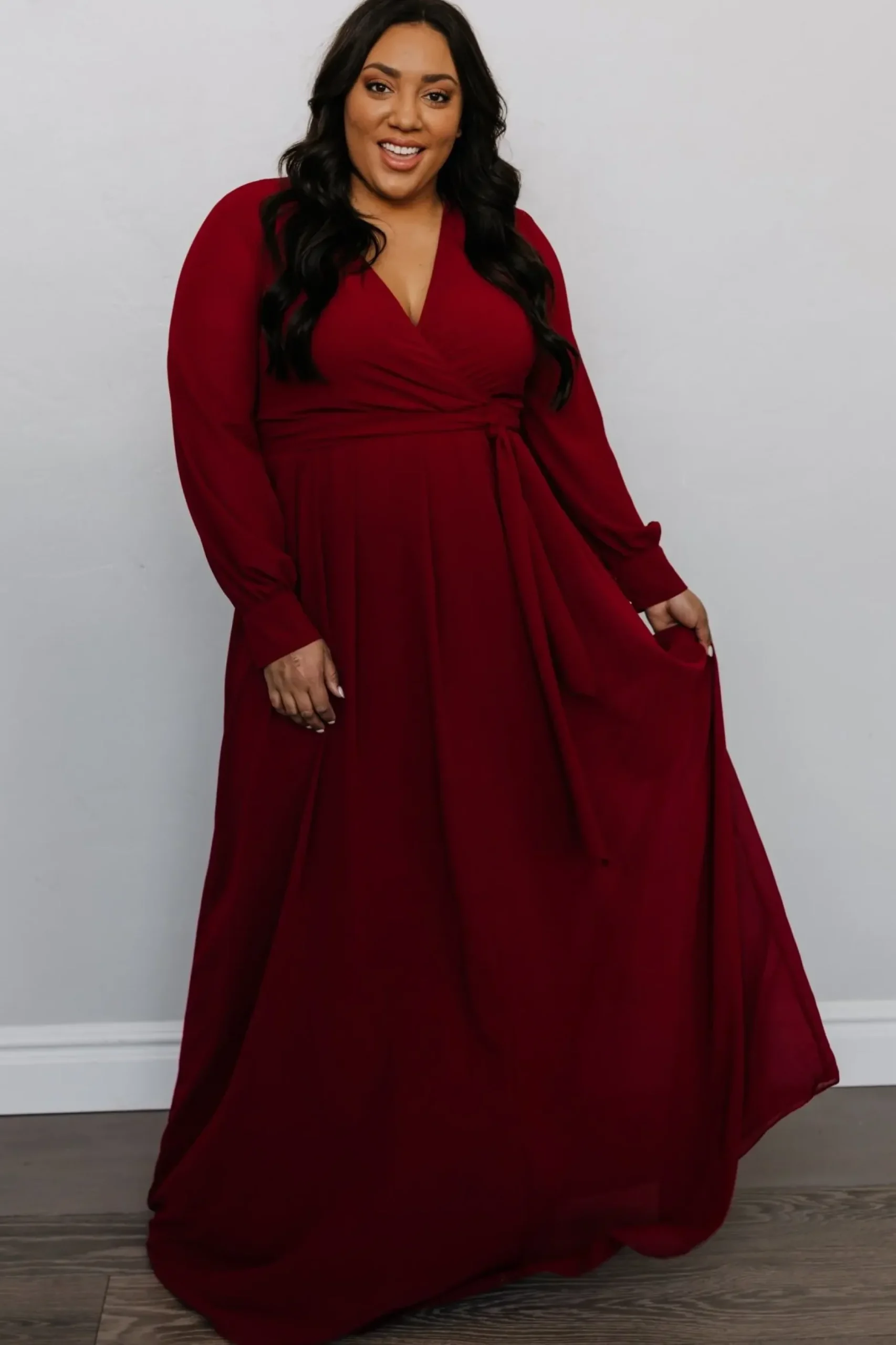 Baltic Born SALE|Lydia Maxi Dress | Burgundy