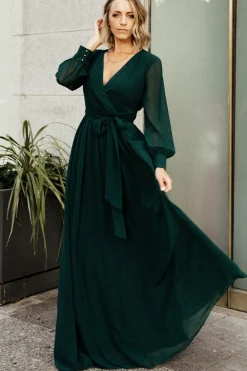Baltic Born SALE|Lydia Maxi Dress | Hunter Green