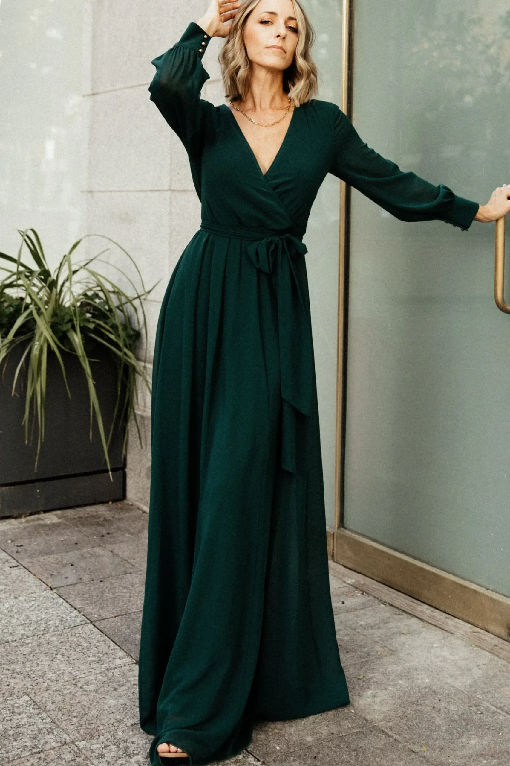 Baltic Born SALE|Lydia Maxi Dress | Hunter Green