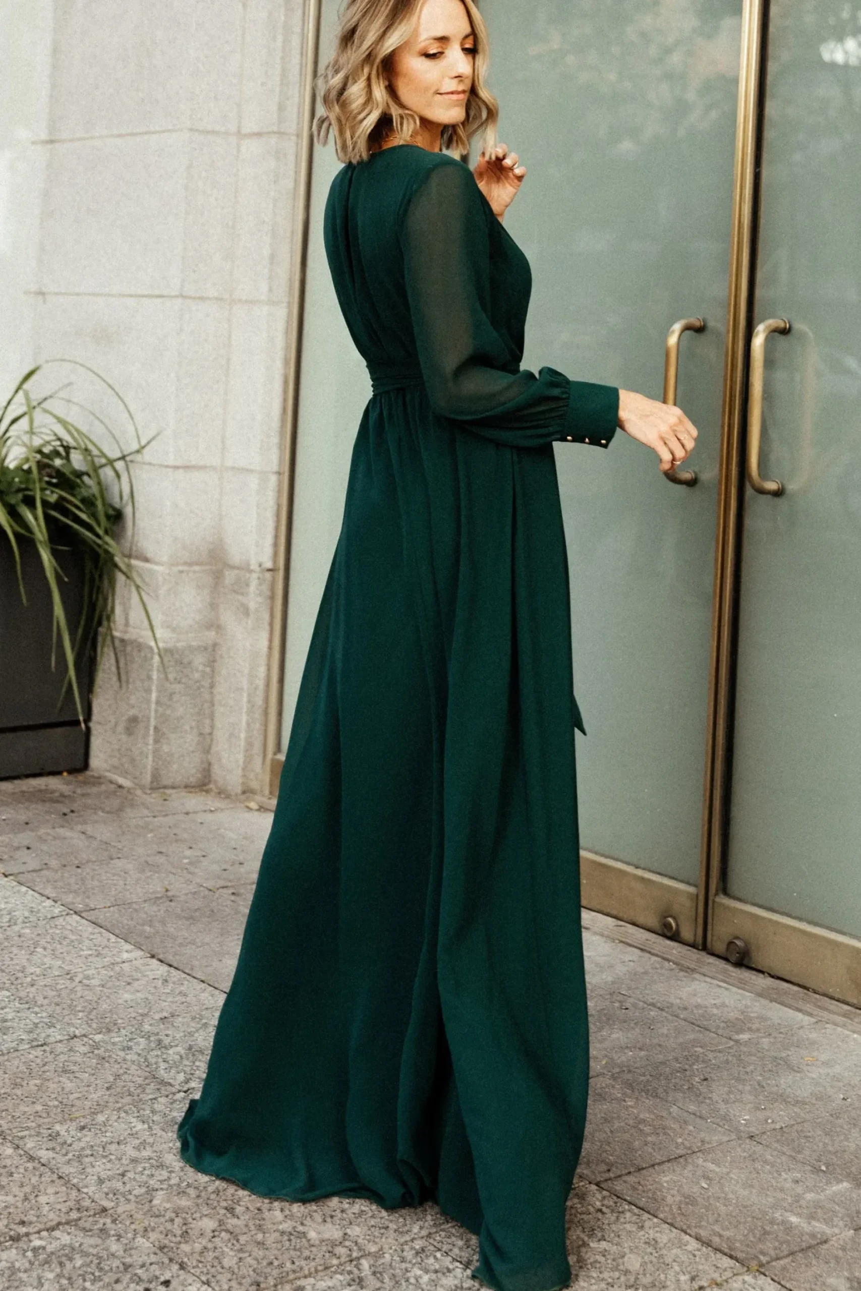 Baltic Born SALE|Lydia Maxi Dress | Hunter Green