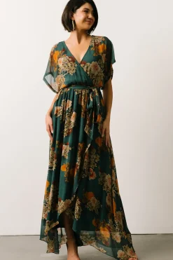 Baltic Born WINTER ESSENTIALS|Madeline Maxi Dress | Jade Multi Floral