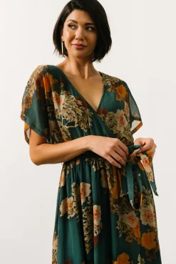 Baltic Born WINTER ESSENTIALS|Madeline Maxi Dress | Jade Multi Floral