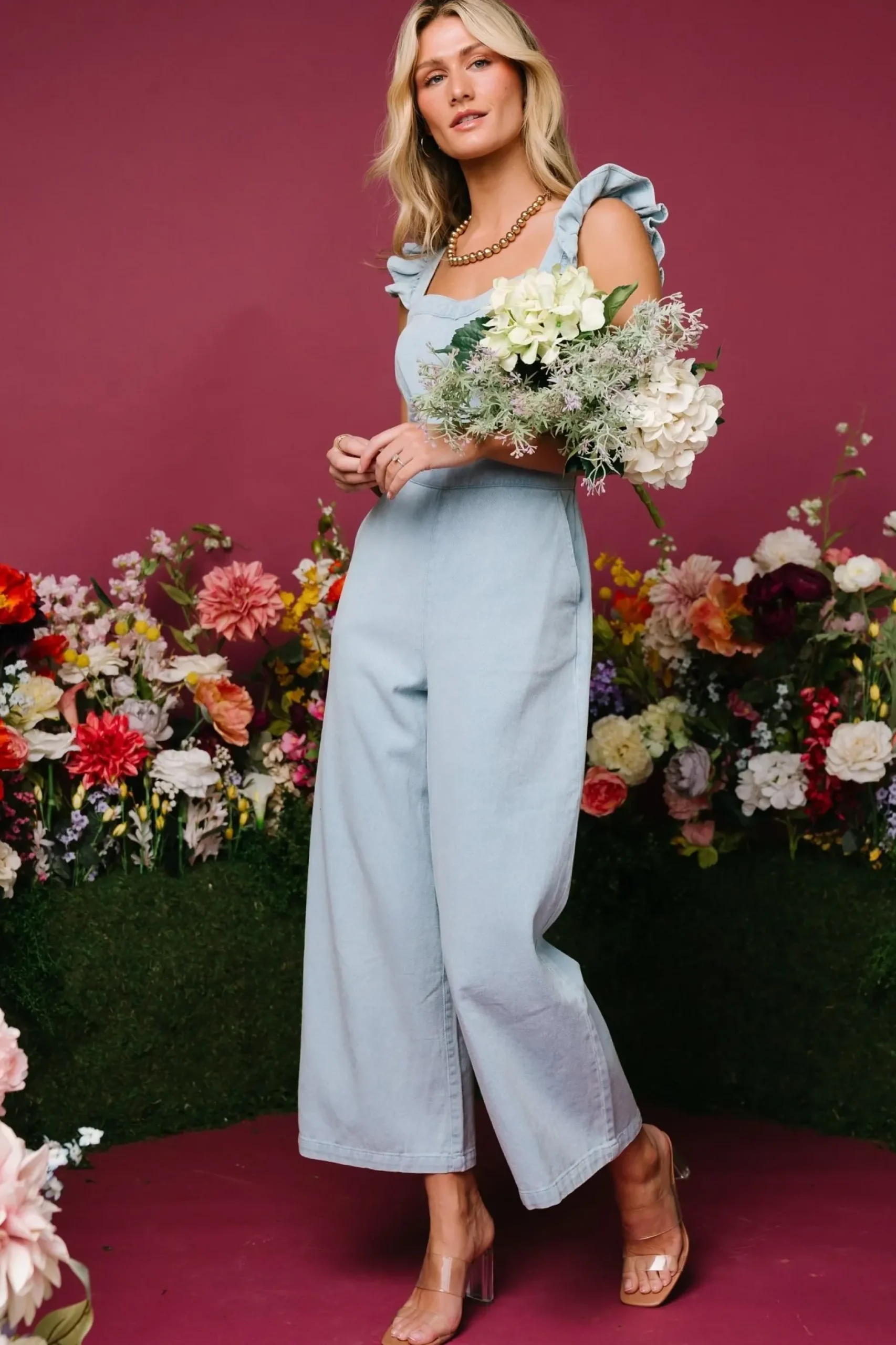Baltic Born JUMPSUITS + ROMPERS|Madison Denim Jumpsuit | Blue