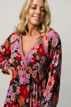 Baltic Born maxi dresses|Malena Maxi Dress | Black Multi