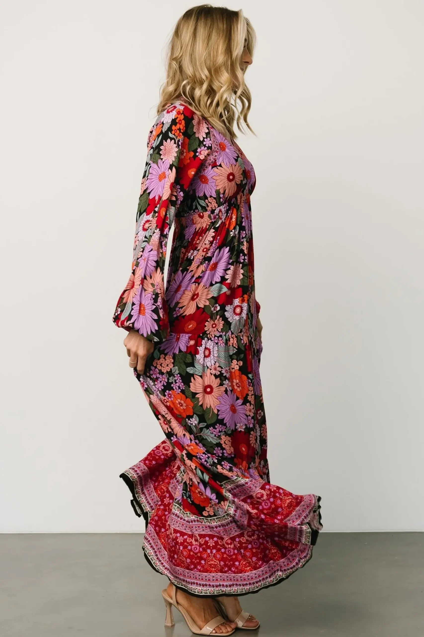 Baltic Born maxi dresses|Malena Maxi Dress | Black Multi