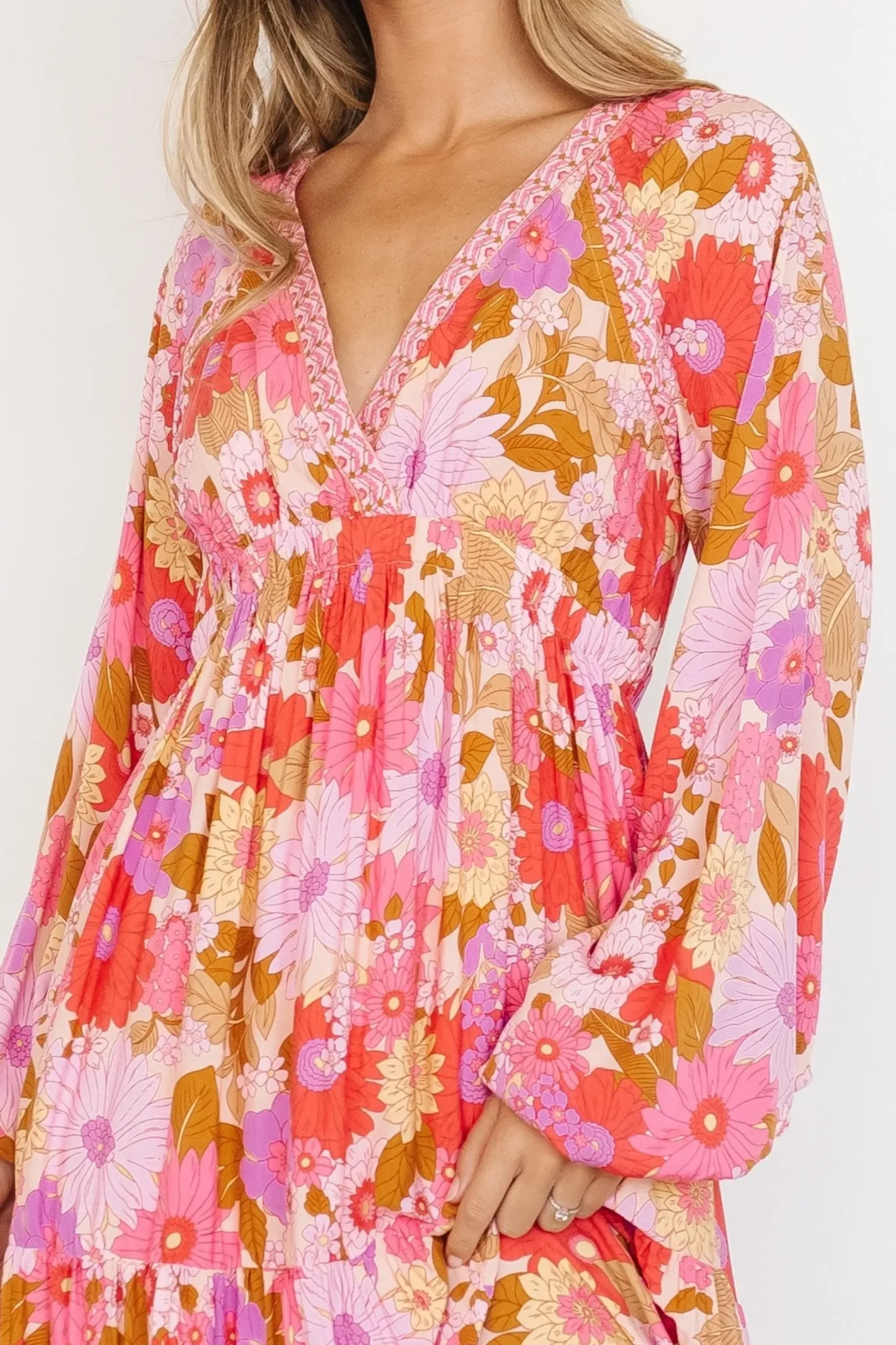 Baltic Born maxi dresses|Malena Maxi Dress | Pink Multi