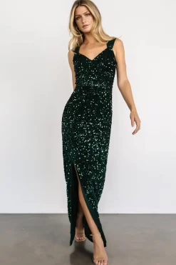 Baltic Born COMING SOON|Marilyn Sequin Maxi Gown | Emerald