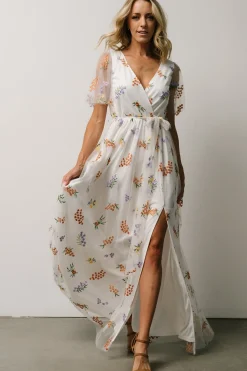 Baltic Born SALE|Marseille Embossed Maxi Dress | Meadow Floral