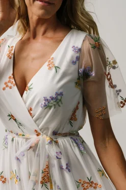 Baltic Born SALE|Marseille Embossed Maxi Dress | Meadow Floral