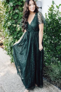 Baltic Born SALE|Marseille Embossed Maxi Dress | Sage Floral