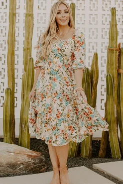 Baltic Born SALE|Marta Smocked Midi Dress | Summer Floral