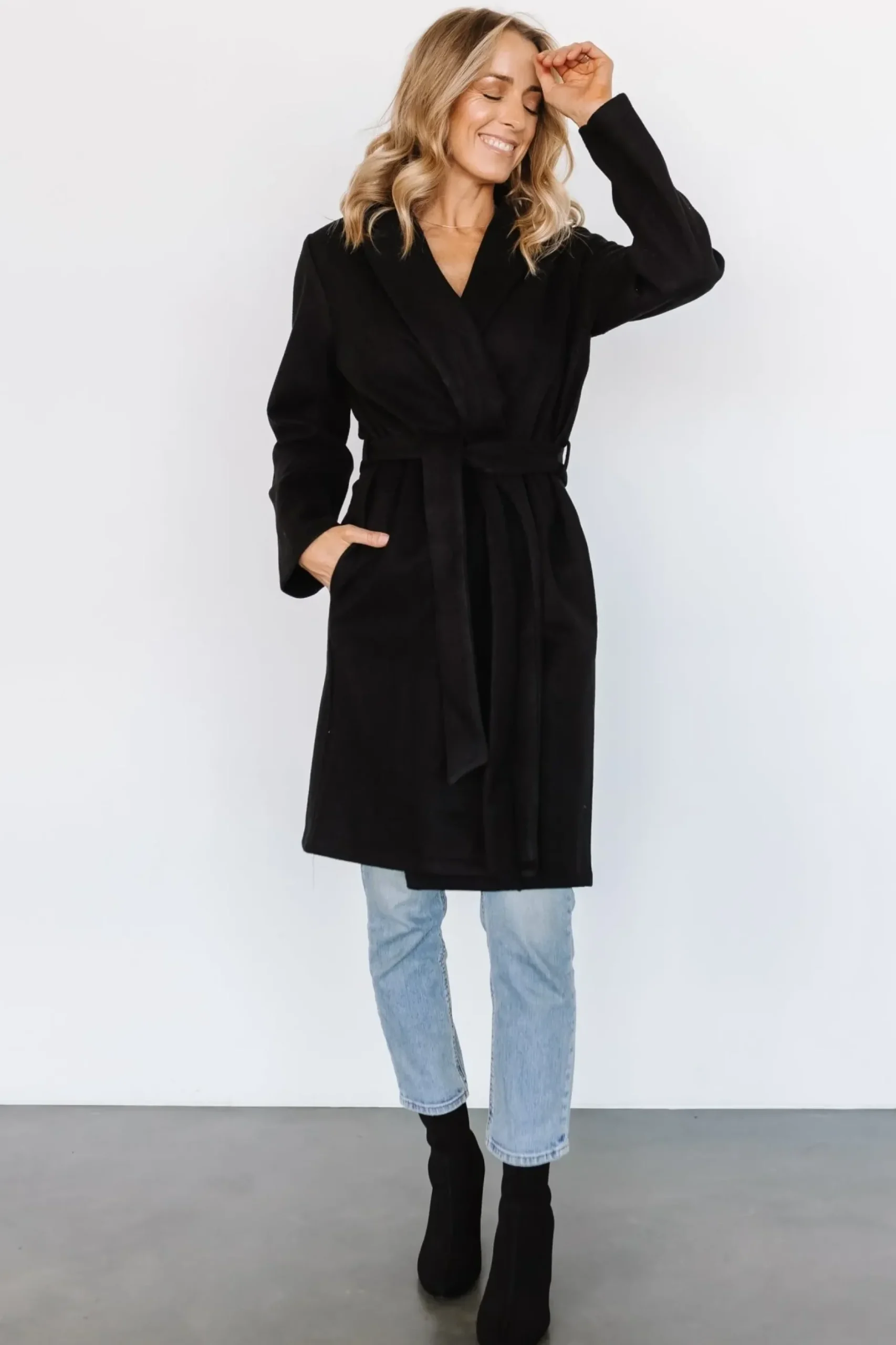 Baltic Born outerwear|Martin Trench Coat | Black