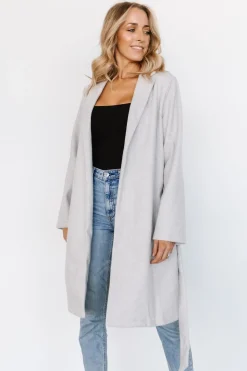 Baltic Born outerwear|Martin Trench Coat | Light Gray