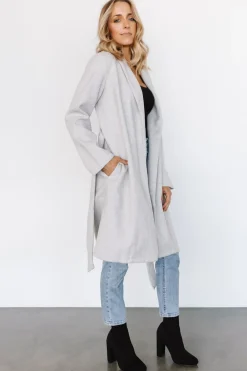 Baltic Born outerwear|Martin Trench Coat | Light Gray