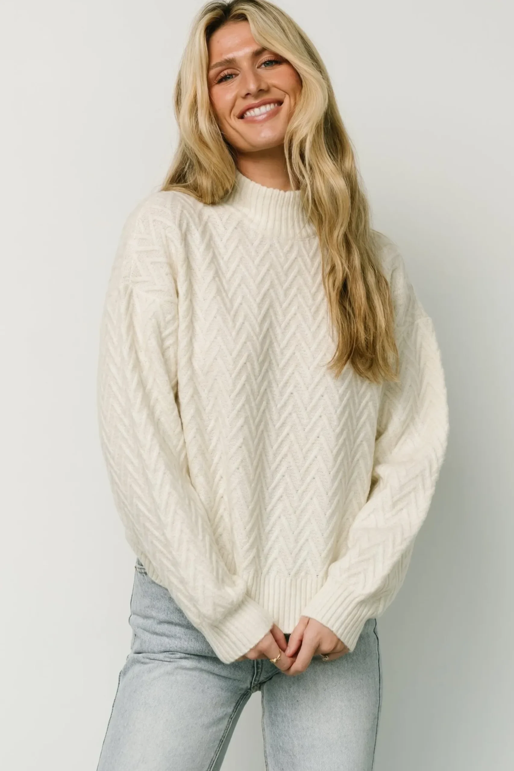 Baltic Born sweaters|McRae Knit Sweater | Ivory