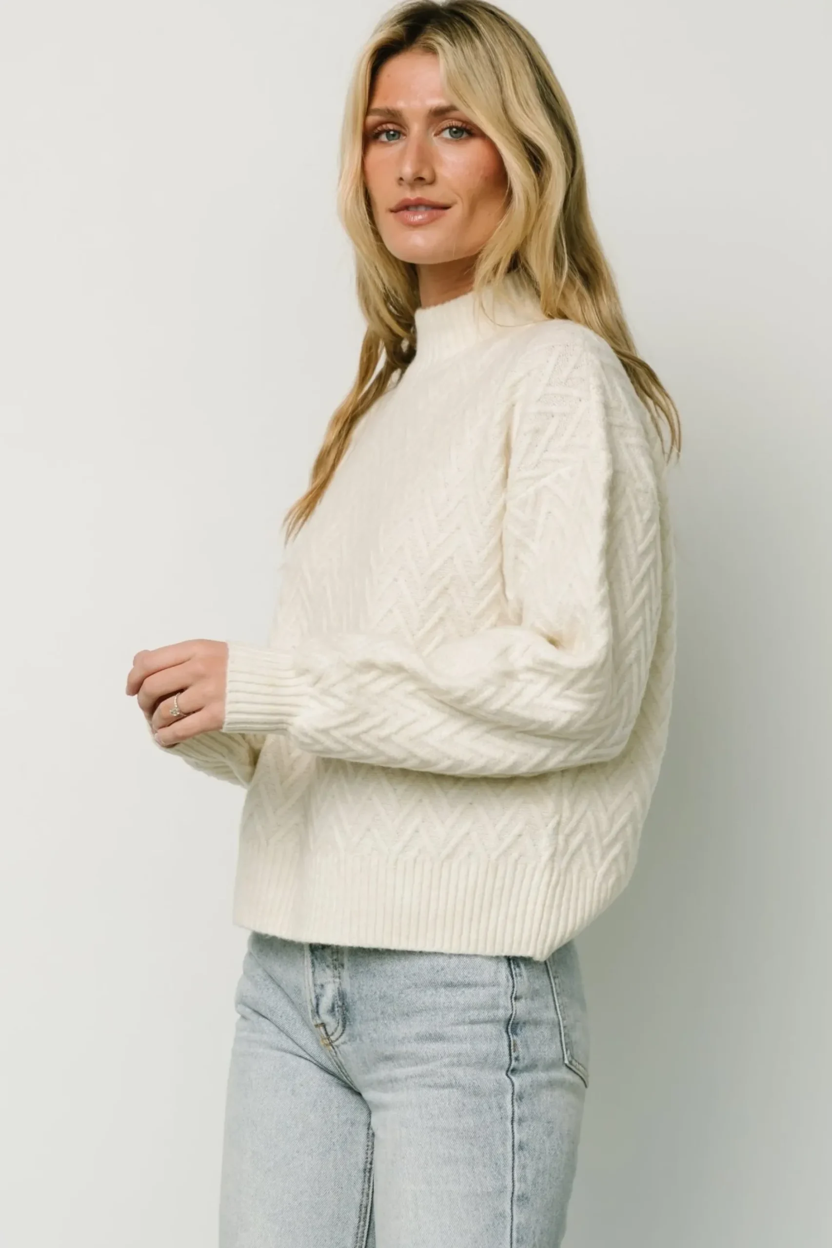 Baltic Born sweaters|McRae Knit Sweater | Ivory