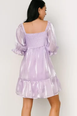 Baltic Born SALE|Medea Babydoll Mini Dress | Lilac