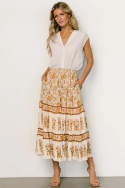 Baltic Born skirts|Meg Skirt | Cream Multi