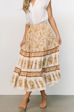 Baltic Born skirts|Meg Skirt | Cream Multi