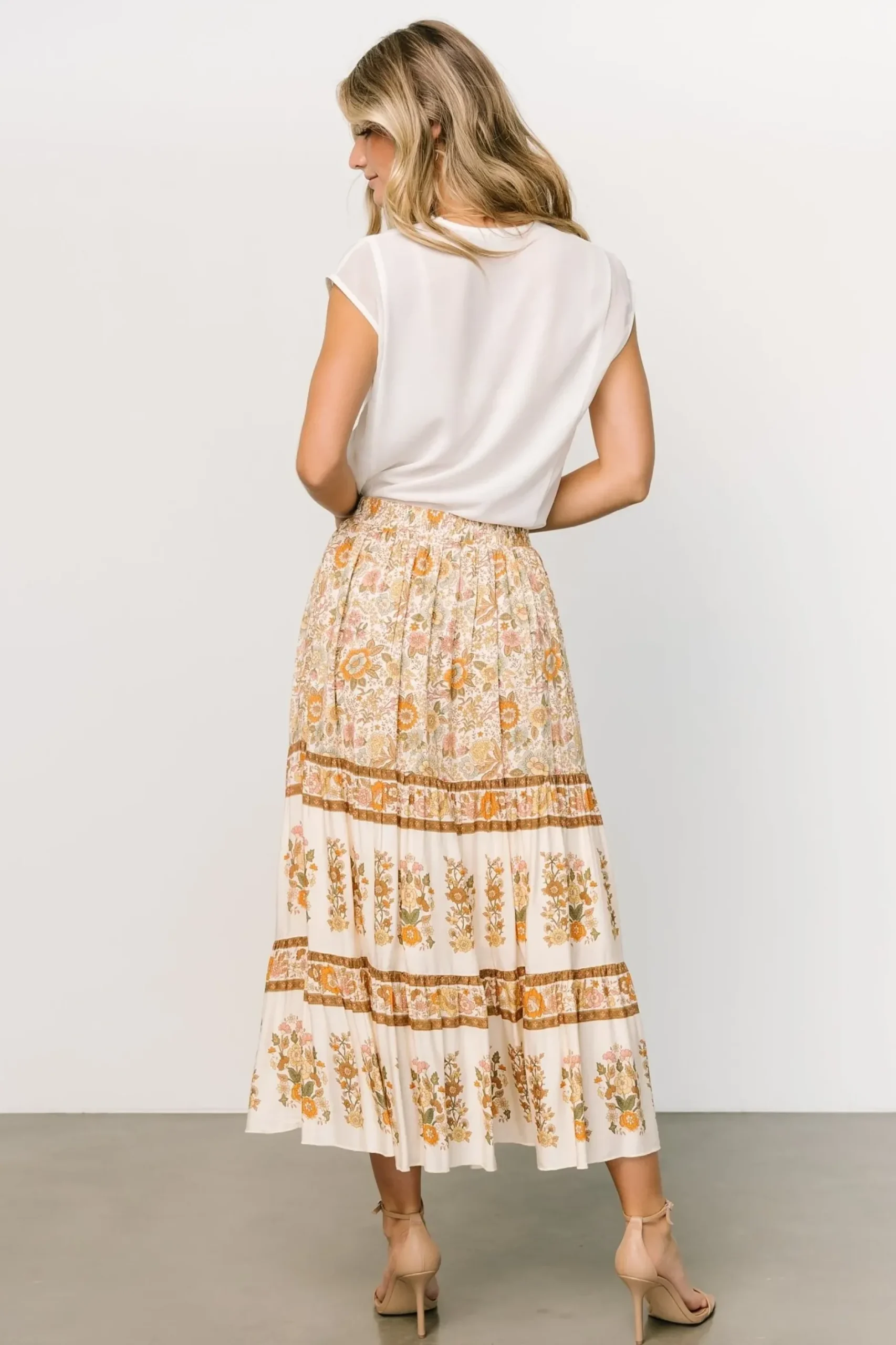 Baltic Born skirts|Meg Skirt | Cream Multi