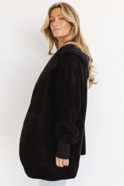 Baltic Born outerwear|Melrose Teddy Jacket | Black