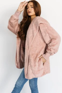 Baltic Born outerwear|Melrose Teddy Jacket | Blush
