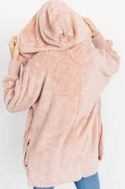Baltic Born outerwear|Melrose Teddy Jacket | Blush