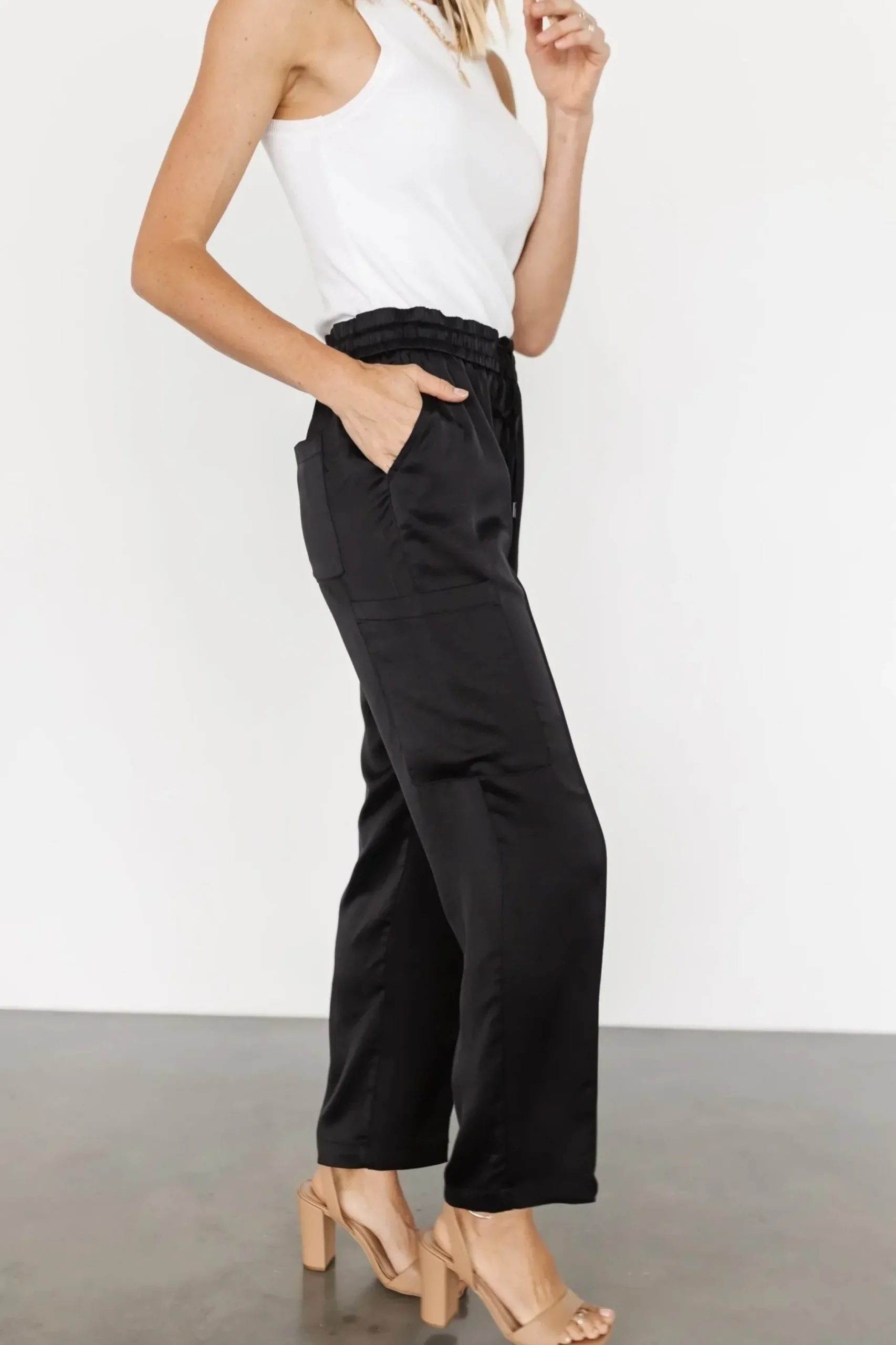 Baltic Born pants|Memphis Pocket Jogger Pants | Black
