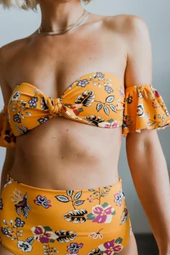 Baltic Born bikini|Miami Bikini Top | Yellow Floral