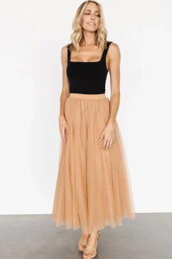 Baltic Born tulle styles|BOTTOMS|Mila Tulle Skirt | Caramel
