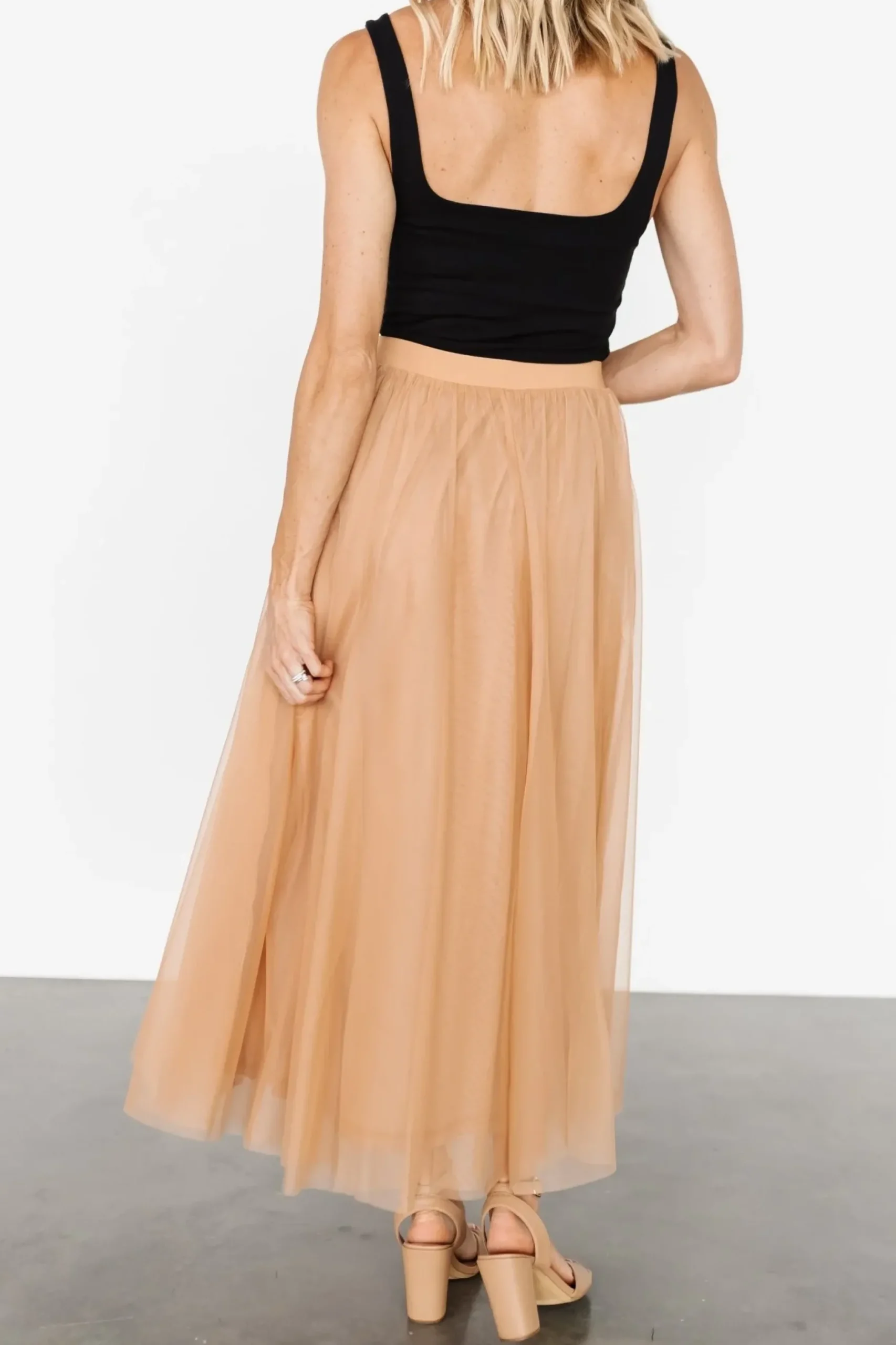 Baltic Born tulle styles|BOTTOMS|Mila Tulle Skirt | Caramel