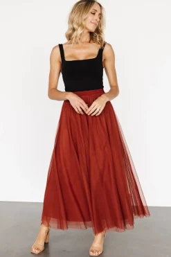 Baltic Born tulle styles|BOTTOMS|Mila Tulle Skirt | Cinnamon
