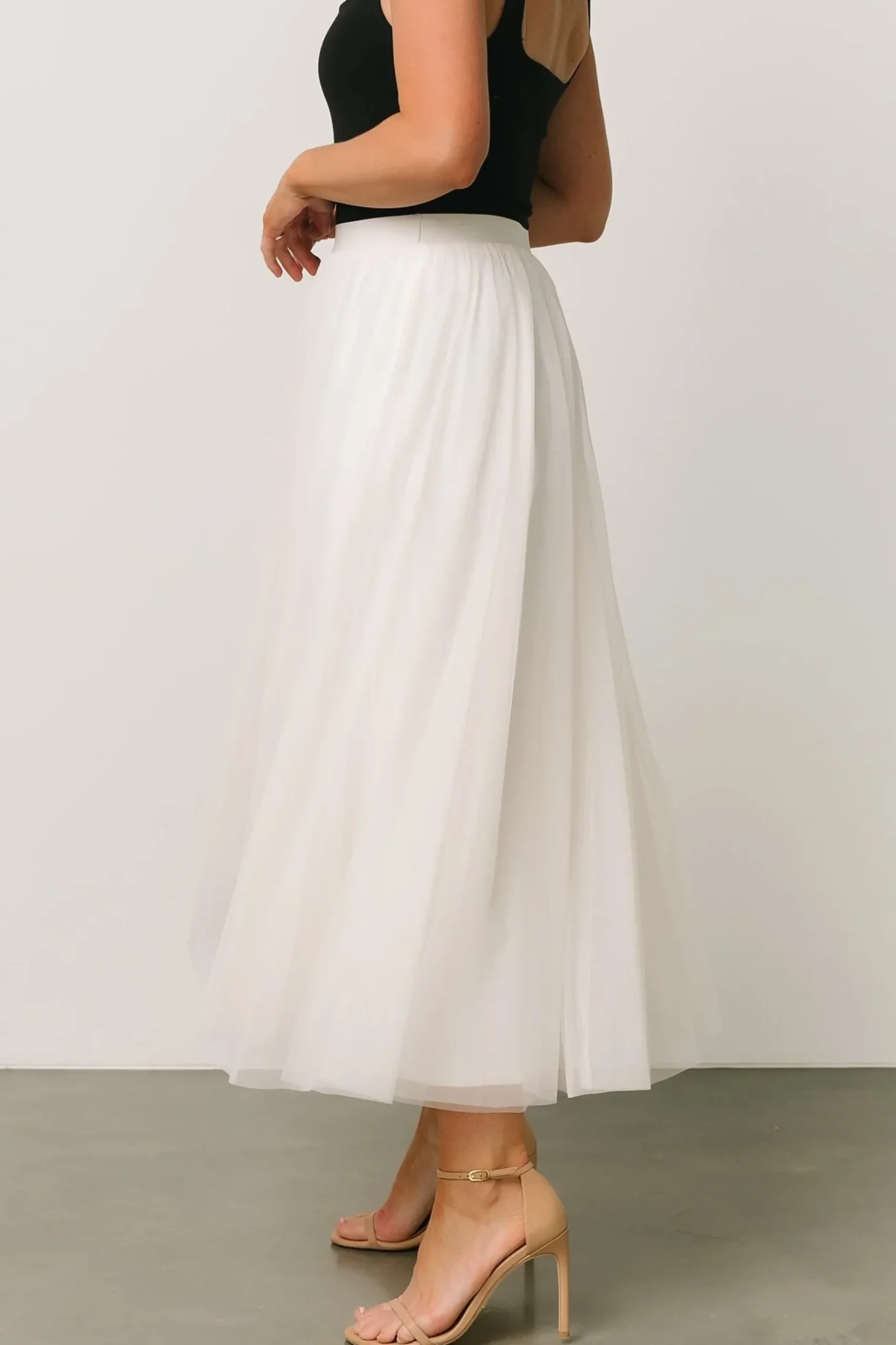 Baltic Born tulle styles|BOTTOMS|Mila Tulle Skirt | Cream