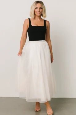 Baltic Born tulle styles|BOTTOMS|Mila Tulle Skirt | Cream