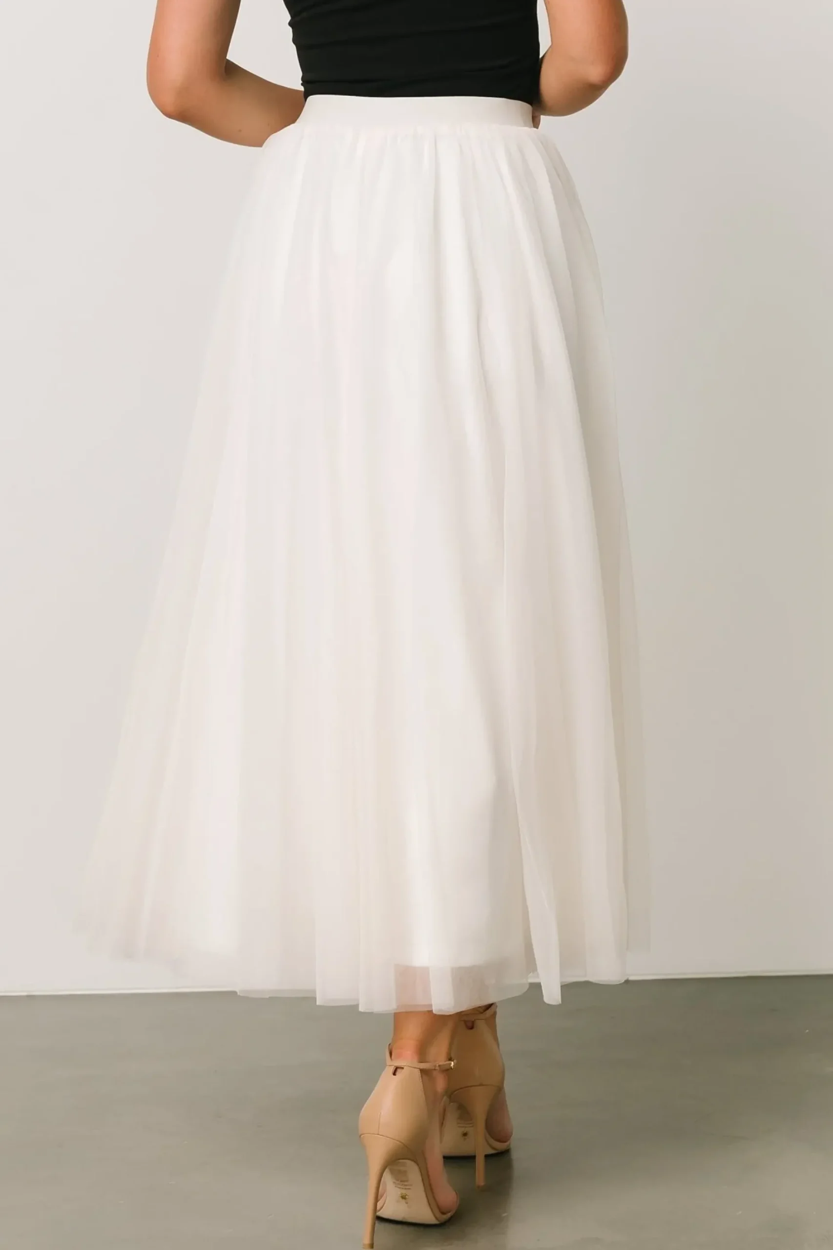 Baltic Born tulle styles|BOTTOMS|Mila Tulle Skirt | Cream
