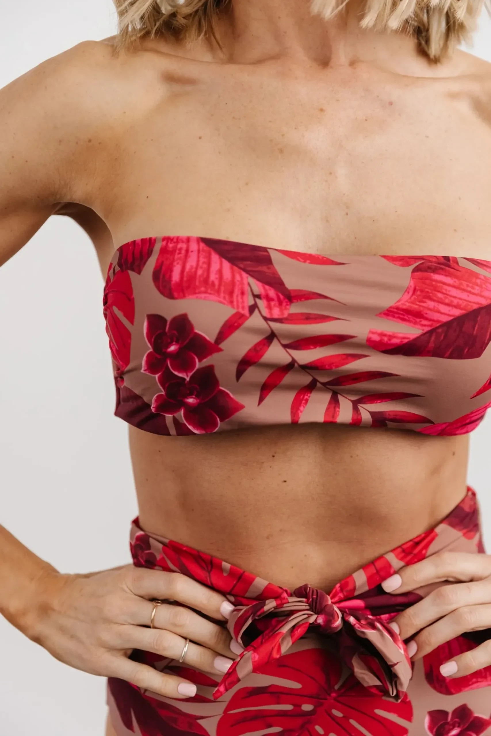 Baltic Born COMING SOON|Milos Bikini Top | Red Print