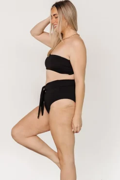 Baltic Born bikini|Milos High Waist Bikini Bottom | Black