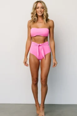 Baltic Born COMING SOON|Milos High Waist Bikini Bottom | Pink