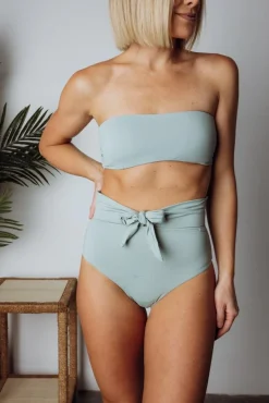 Baltic Born SWIM|Milos High Waist Bikini Bottom | Sage