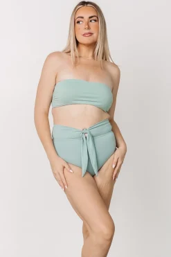 Baltic Born SWIM|Milos High Waist Bikini Bottom | Sage