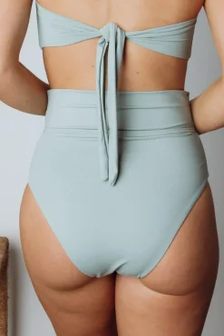 Baltic Born SWIM|Milos High Waist Bikini Bottom | Sage