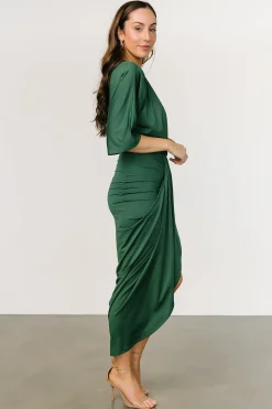 Baltic Born SALE|Mimi Midi Dress | Hunter Green