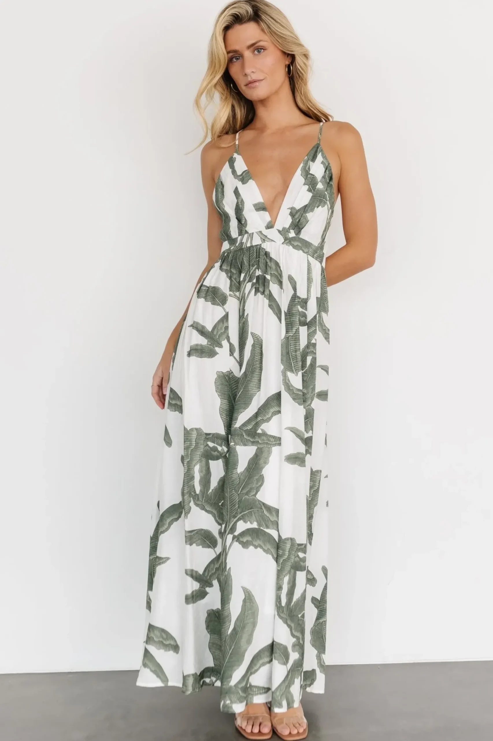 Baltic Born COMING SOON|Miramar Maxi Dress | Green Print
