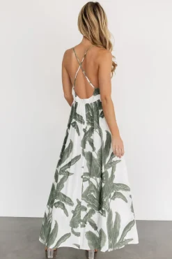 Baltic Born COMING SOON|Miramar Maxi Dress | Green Print
