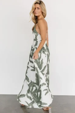 Baltic Born COMING SOON|Miramar Maxi Dress | Green Print