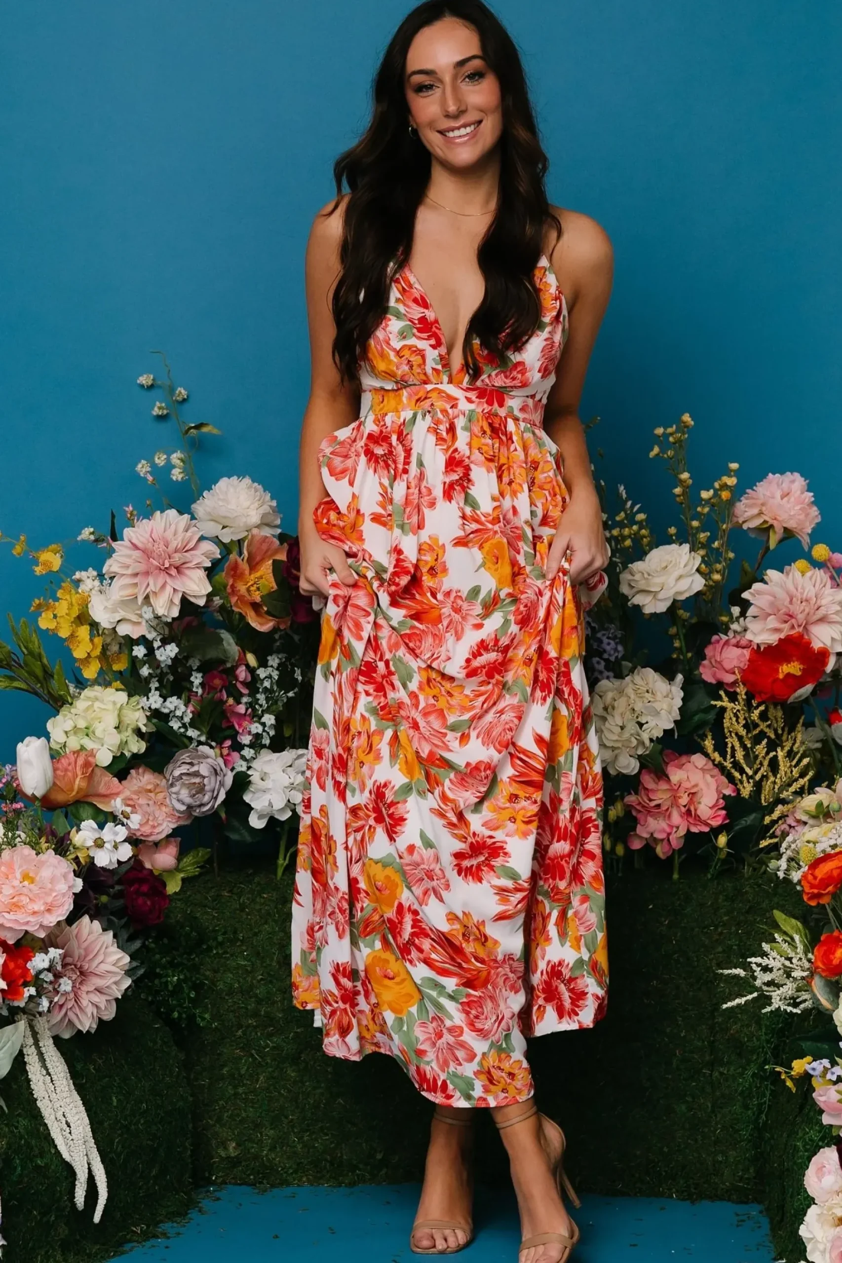 Baltic Born COMING SOON|Miramar Maxi Dress | Off White Floral