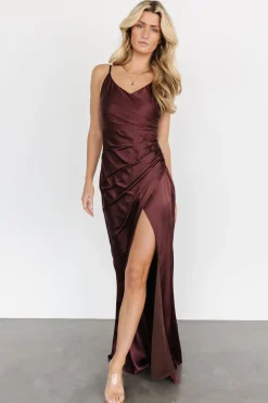 Baltic Born COMING SOON|Monet Satin Gown | Clove